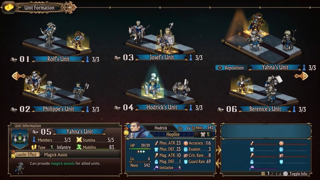 Unicorn Overlord: Unit Build Guide - Basics