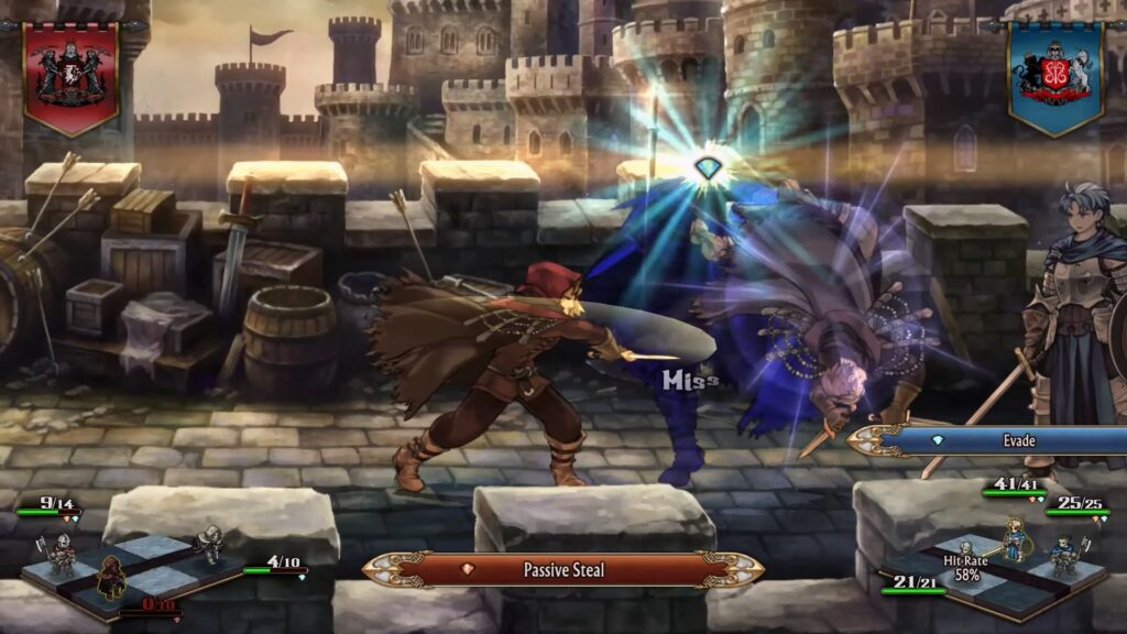 A thief evades