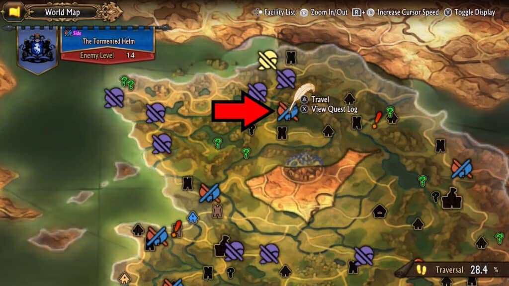 The Tormented Helm start
