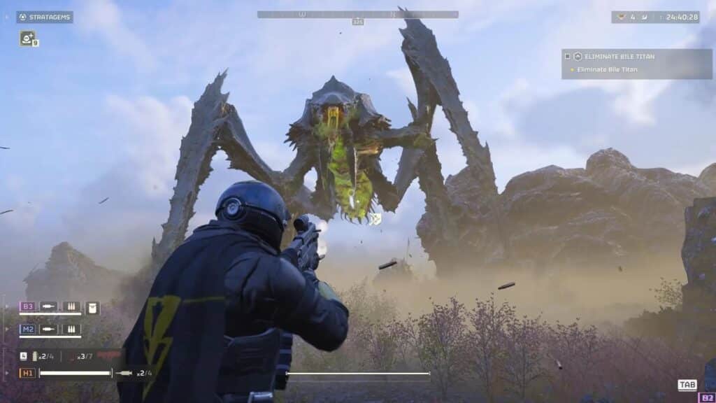 Helldivers 2: Ultimate Flamethrower Guide - Bile Titans