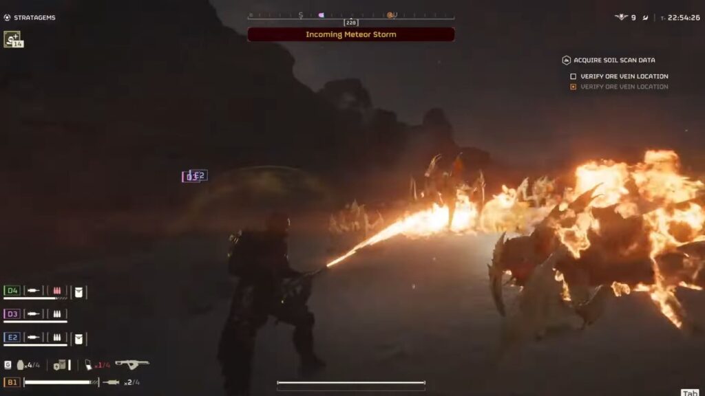 Burning Swarmers at close range