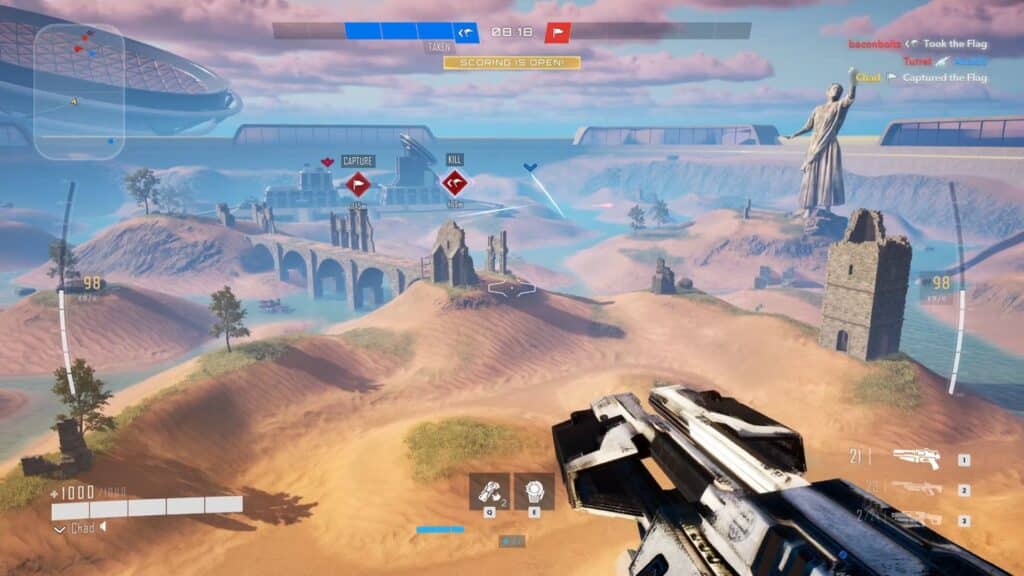 Example of a player who use movement to fly