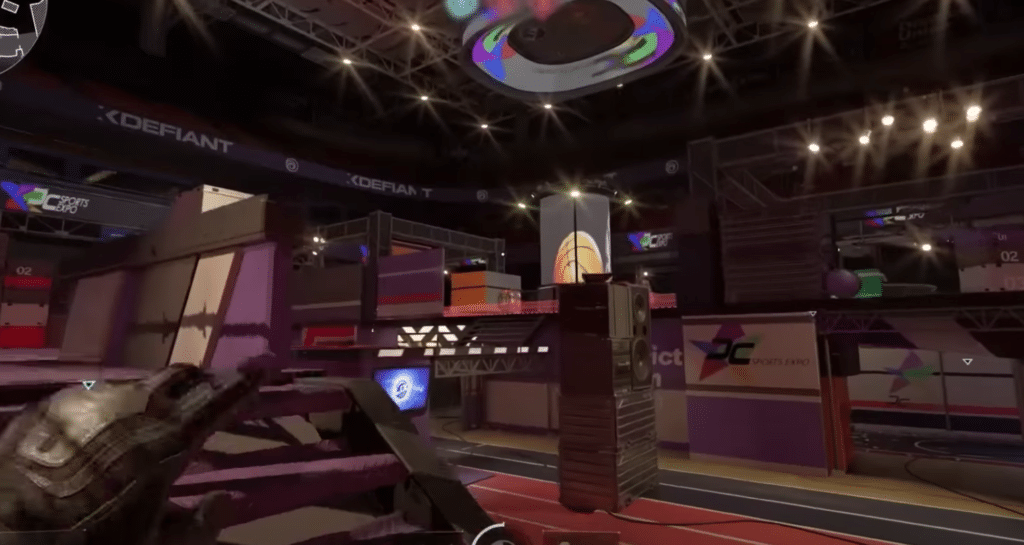 Throwing a device in game.