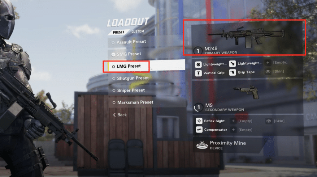 You can use the LMG preset to complete the M60 weapon challenge.
