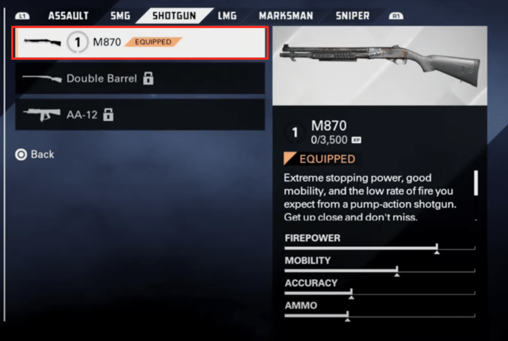 The M870 shotgun in XDefiant is unlocked by default. Stats and weapon description for the M870.