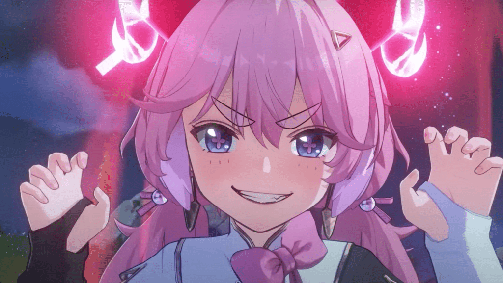 The animation for Encore's Cosmos Rave ultimate ability.