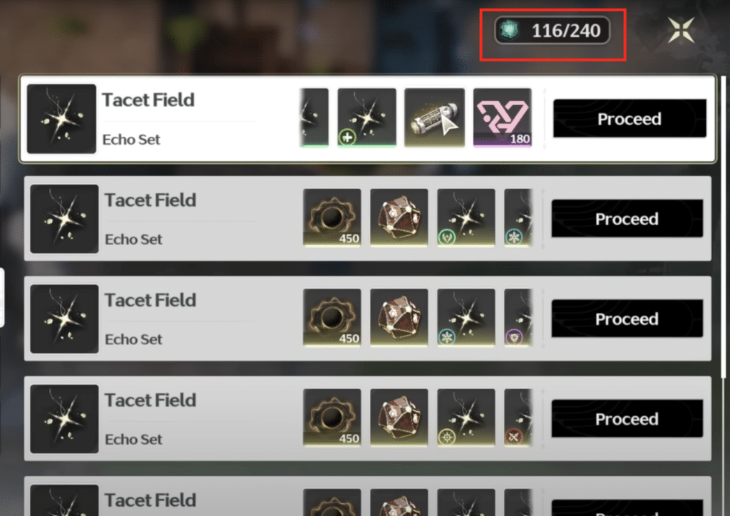 You can always see how many Waveplates you currently have at the top of your menu.