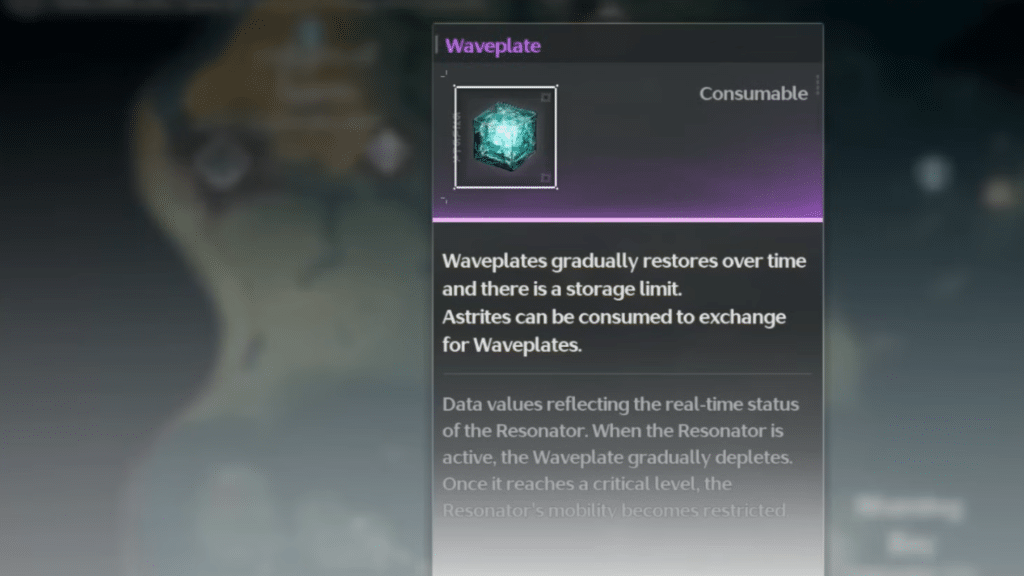 Wuthering Waves Gameplay Waveplate Description