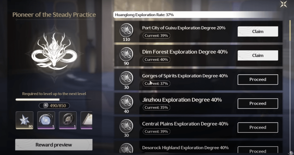 Explore the games map and report to the Pioneer Association to get Astrite.