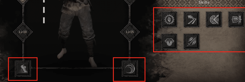 All 8 Skill available to the Fighter class, with Sprint and Second Wind equipped.