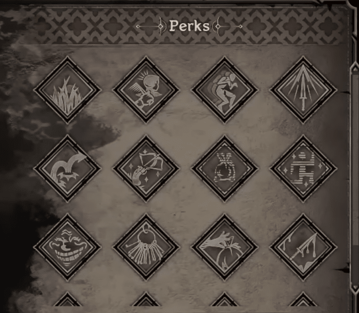 The different Perks available to Rogue