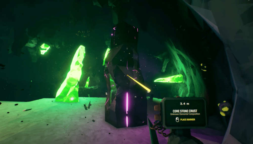 The monolith you must destroy to access the Core Stone.