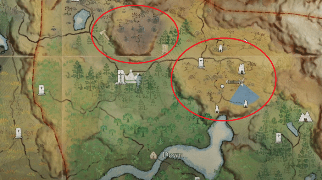 Location on Map 1