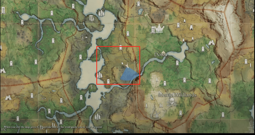 Wrought Iron can be found in the darker areas of the map. The image above highlights this.