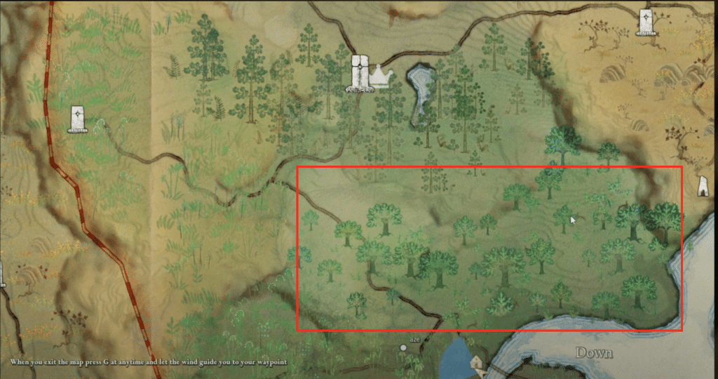 Ideal location to farm for medium sized trees.
