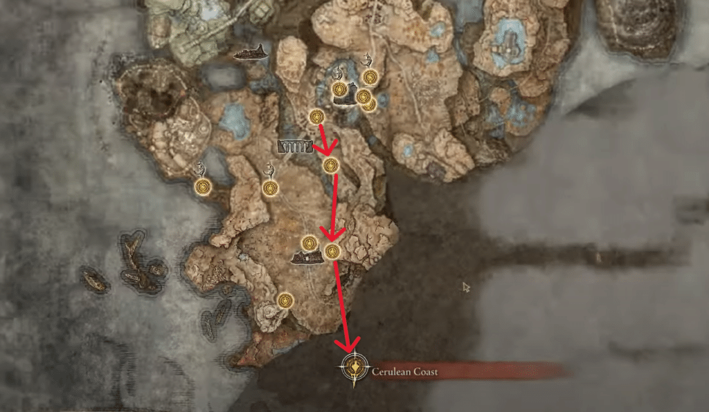 Castle Keep to Cerulean Coast
