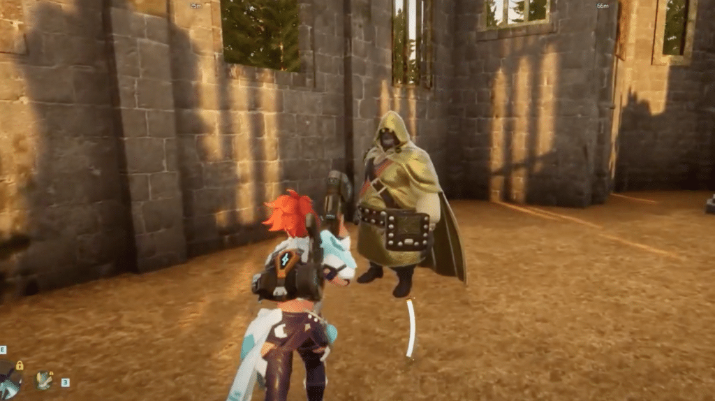 The Medal Merchant located at the Forgotten Island Church Ruins.