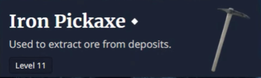 The Iron Pickaxe