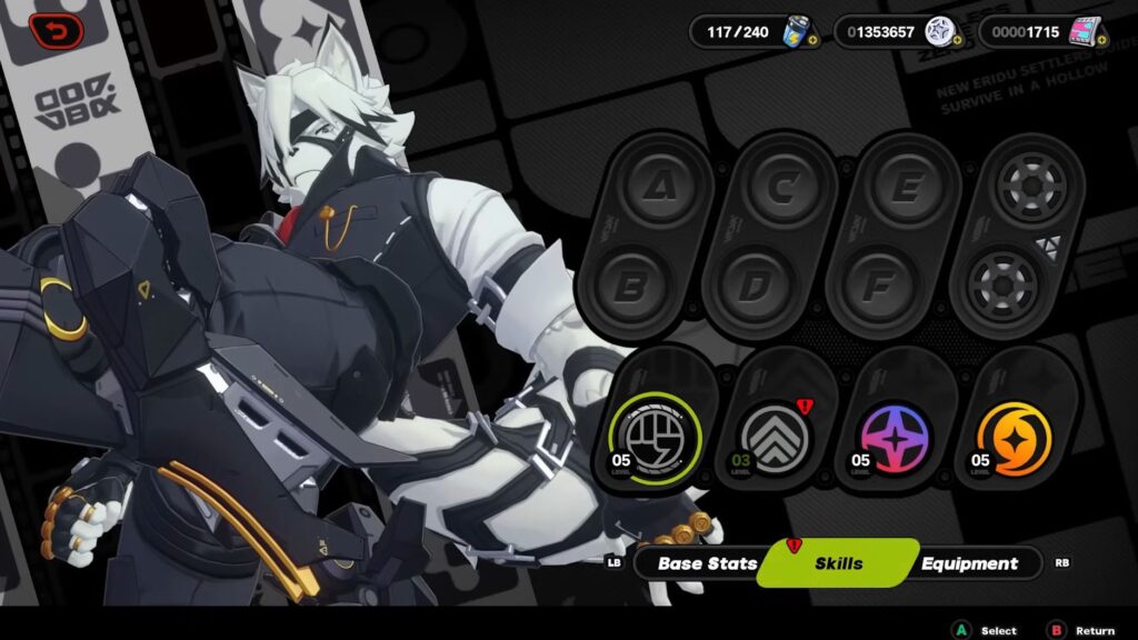 Upgrading a character