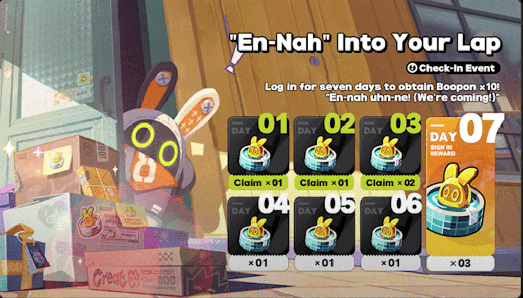 "En-Nah" Into Your Lap check in event