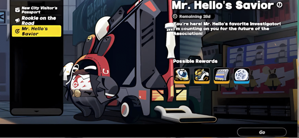 Mr Hello's Savior limited time event