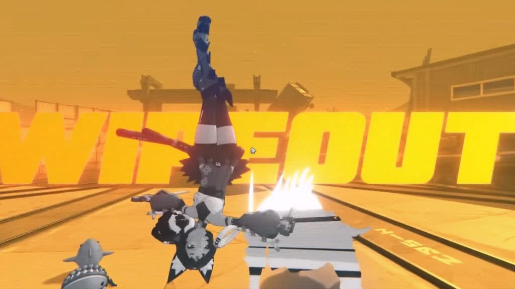 Nekomata wipes out the Rank Up Trial enemies