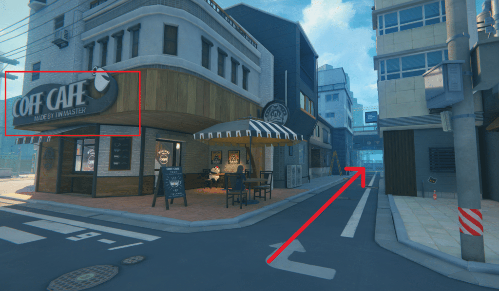 Right of Cafe