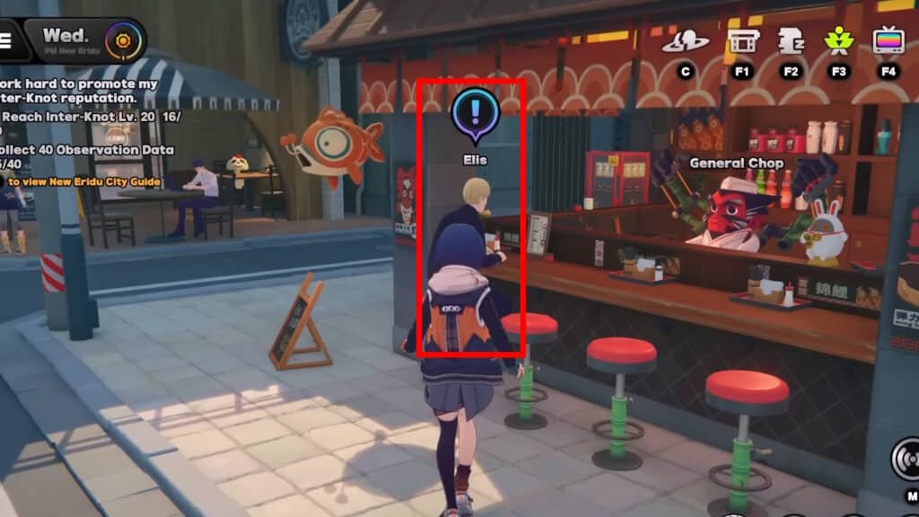 Elis at the Noodle Shop
