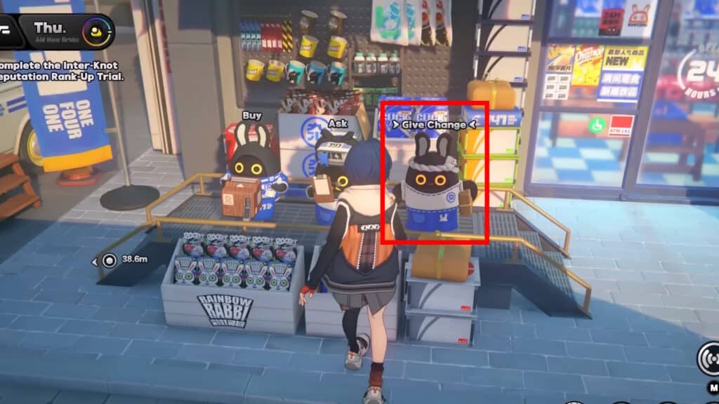 Give Change Bangboo location