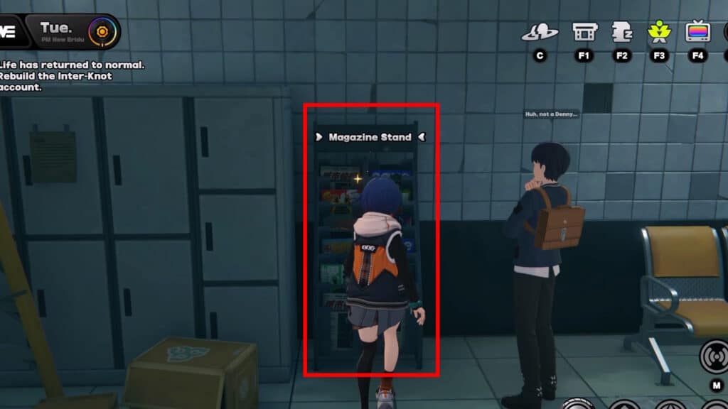 Magazine Stand location