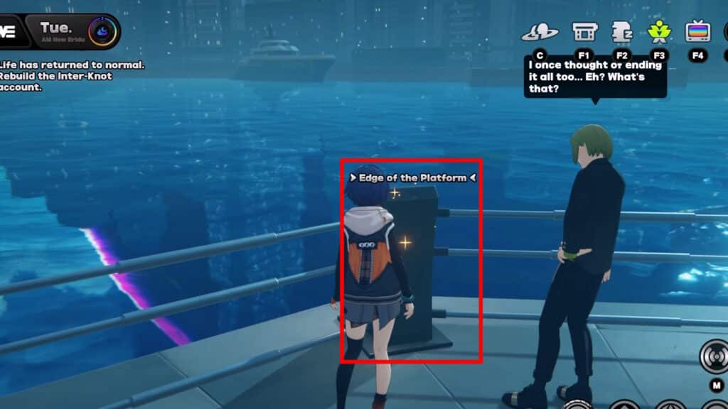 Edge of the Platform location