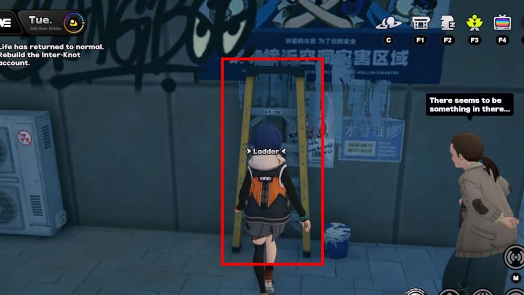 Ladder location