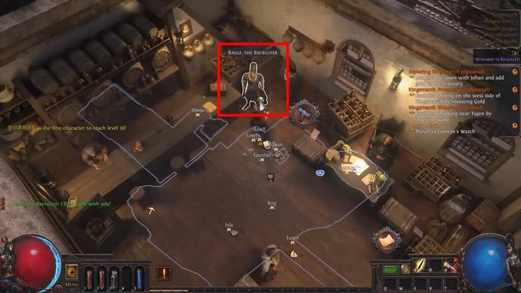 Raulf the Recruiter location