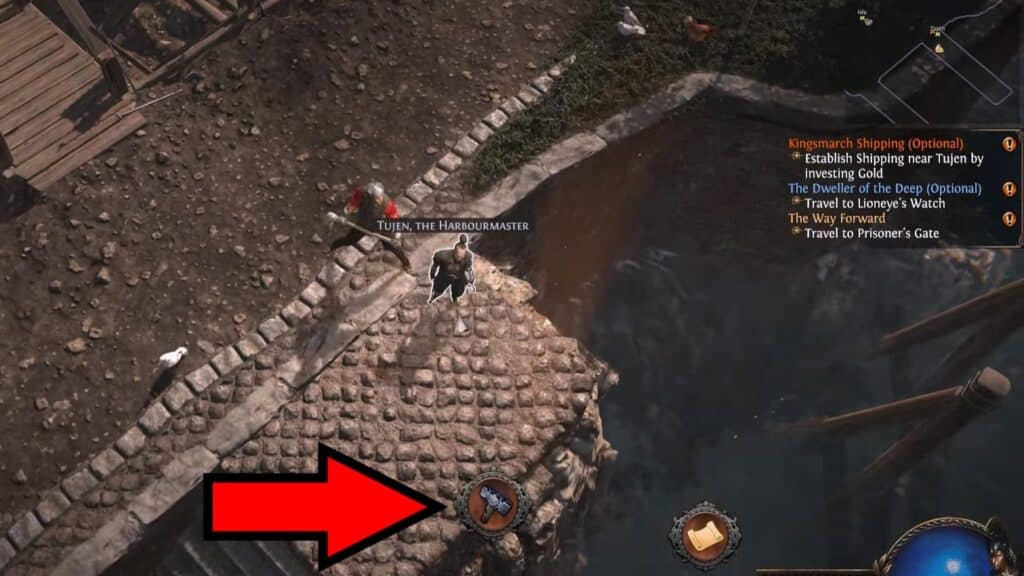 Tujen and Dock location