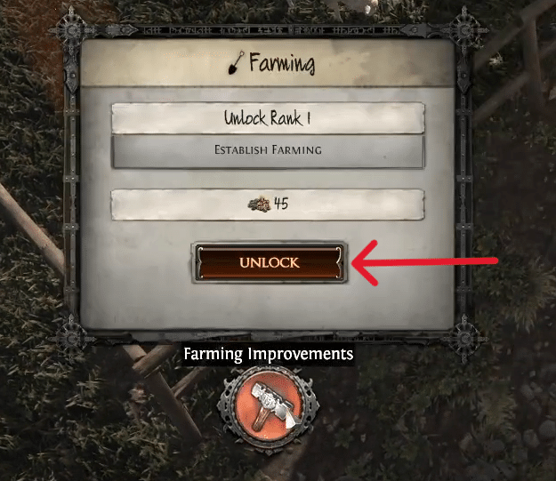 Unlock Farming
