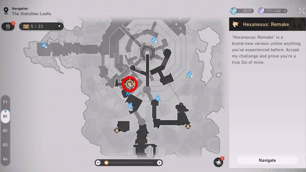 Hexanexus Remake Puzzle #3 Location