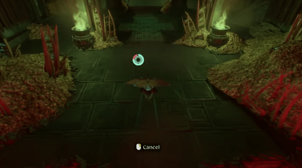 platform you will land on when gliding down