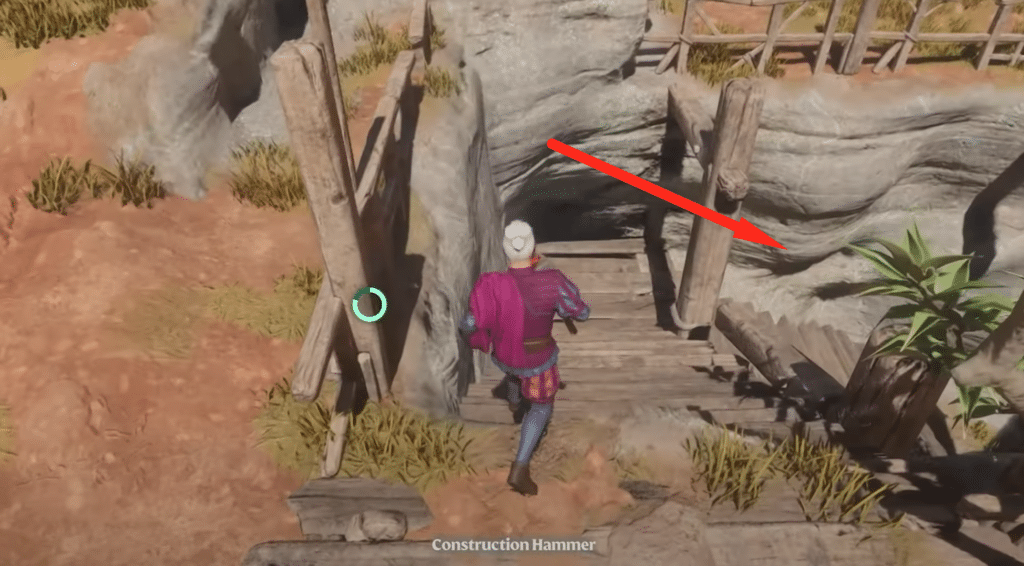 Staircase you need to go down from