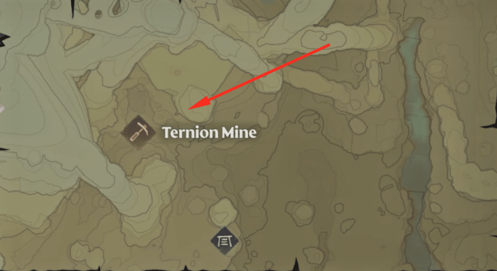 Map location for the Prawn Fossil