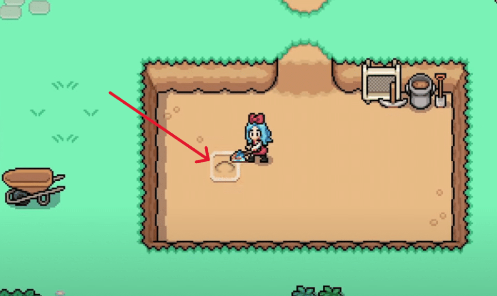 Dig for items