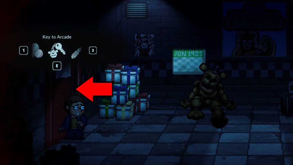 Opening the arcade