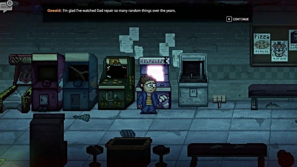 Jeff's Pizza arcade repair