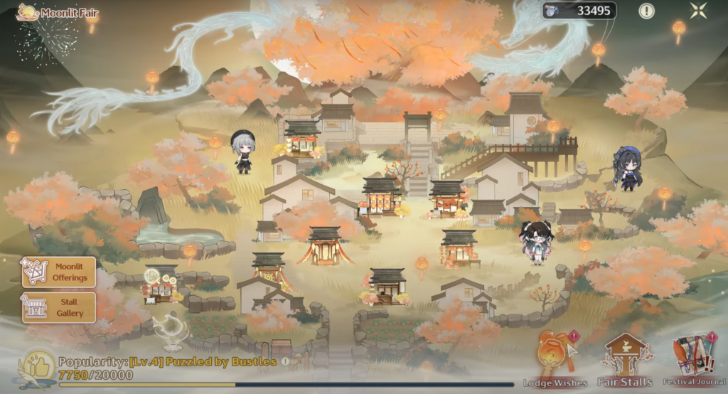 The Wishing Stall menu