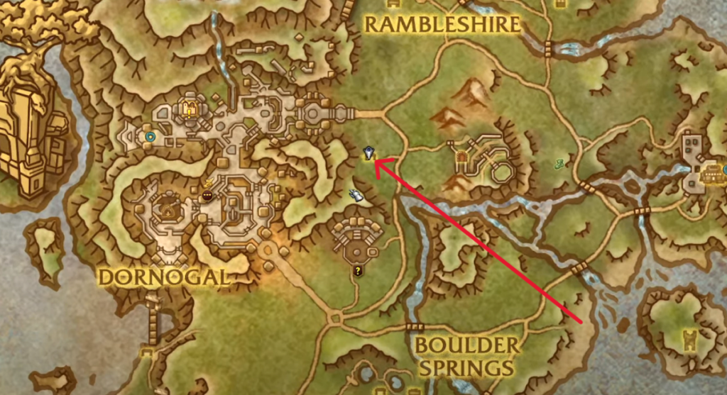 Location on Map - WoW War Within: The Forging of Memories Quest Guide