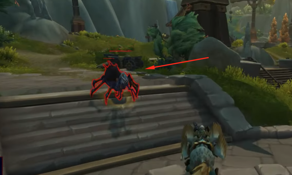 The first Nerubian that drops the shadecaster