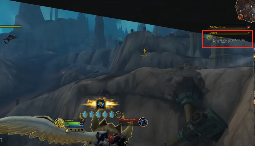 Objective you get after completing the main quest objectives