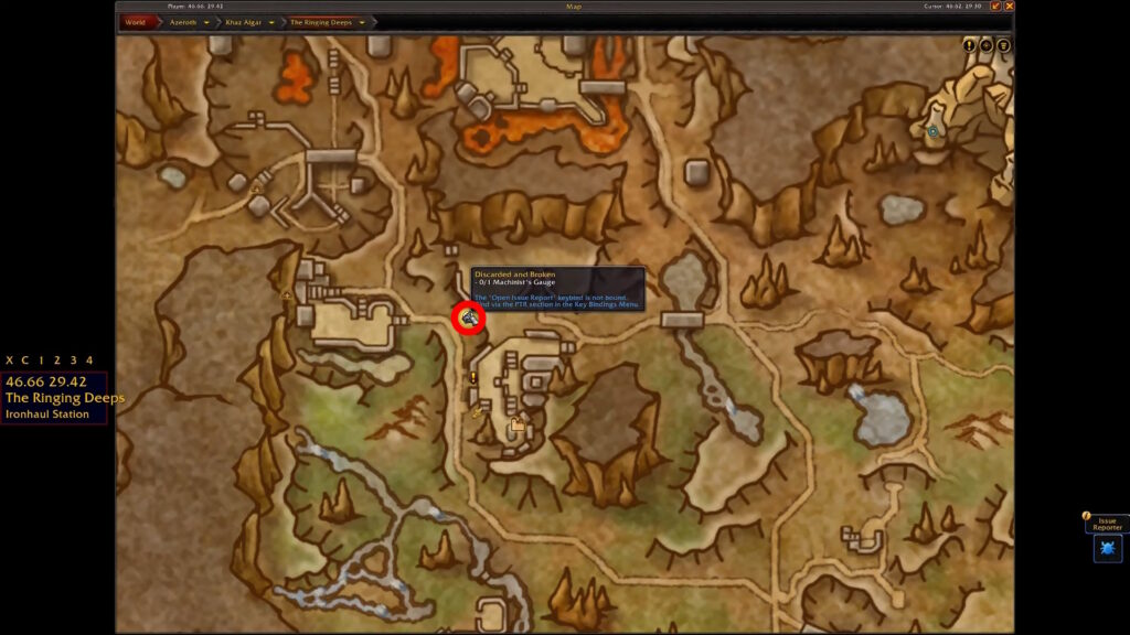 Tool 1 Location
