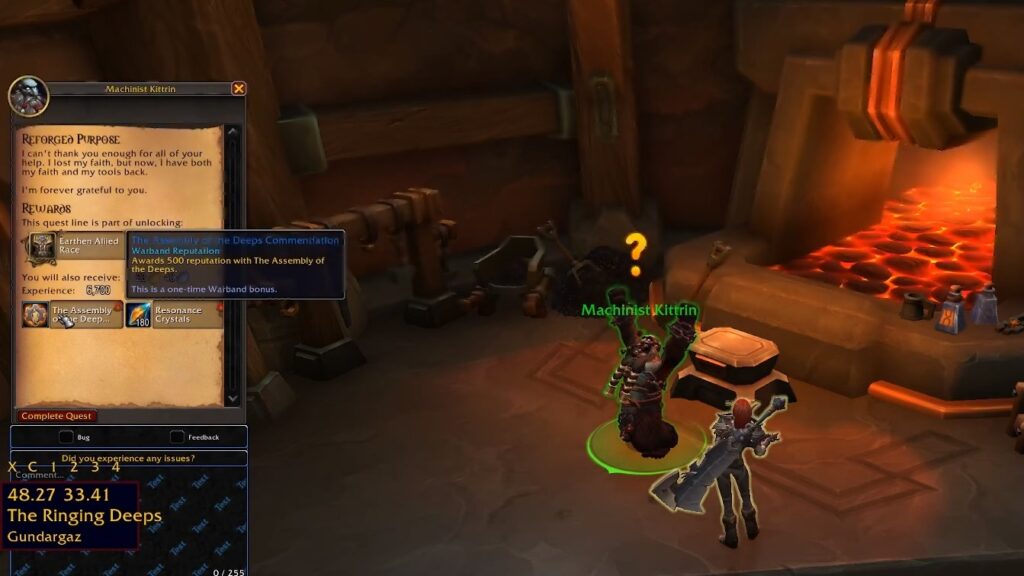 Questline completed