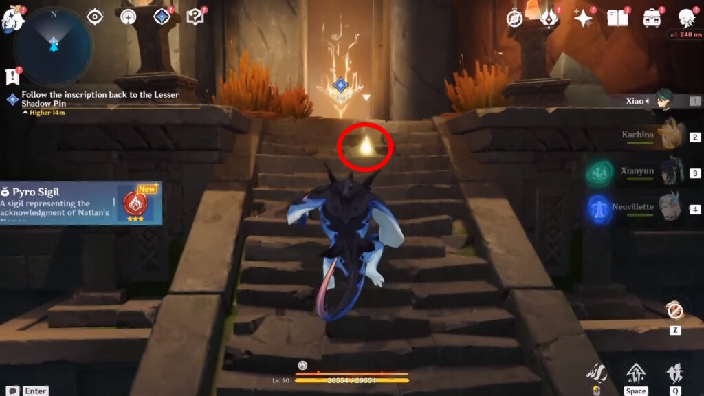 Glowing Spot