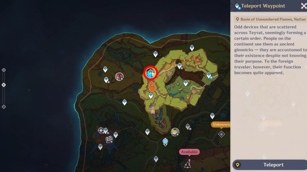 Red Metal Key Use Location